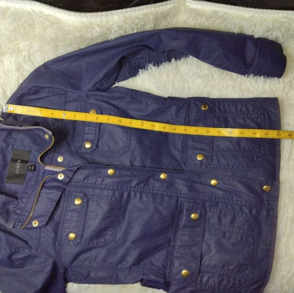 J. Crew Downtown Field Utility Military Relaxed boyfriend fit Jacket Siz…